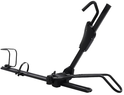 Techo portabicicletas para coche, con cerradura, ajustable, estable, negro, para bicicletas de montaña y carreras