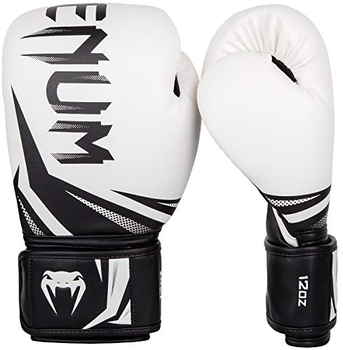 Venum, Challenger 3.0 Boxhandschuhe, Unisex Erwachsene, 10 Oz, Weiß/Schwarz