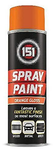 Bomboletta di vernice spray per uso domestico, 250 ml, di alta qualità, per legno, metallo, plastica, graffiti, arancione