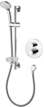 Ideal Standard Easybox A5958AA Thermostat-Dusche, schmal, rund, verdeckt, Chrom