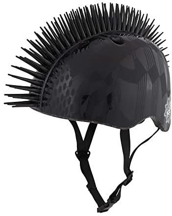 Krash FS Youth Helmet (8+ Years): Cube Hart Black, High-Impact Protection, Adjustable Fit, Cool Ventilation, and Unique Cube Hart Design for Stylish and Safe Riding for Kids and Teens