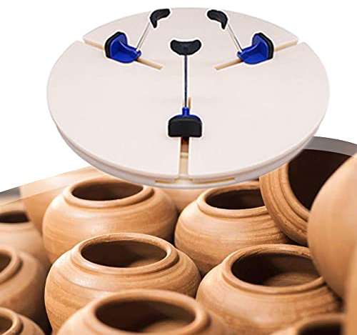 ZhiLianZhao Töpferscheibe Plattenspieler, Keramik-trimmwerkzeuge Plattenspieler-klemme, mit Easy to Clean, für Keramikanfänger,Triangle