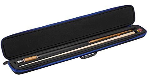 Casemaster Parallax Billard-/Pool-Queue-Koffer 600D Oxford schweres Polyestergewebe und gepolsterte Innenseite, hält 1 kompletter 2-teiliger Queue (1 Butt/1 Schaft)