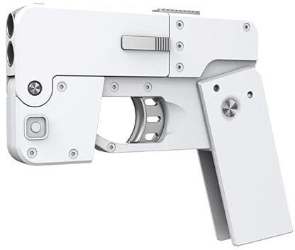 Handy Form Folding Soft Bullet Gun Spielzeug, 2023 Deformation Folding Handy Shell Auswerfen Spielzeugpistole mit Patronenhülse Organisation und Kugeln -Desert