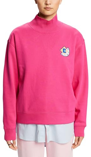 ESPRIT Women's 103EE1J306 Sweatshirt, 660/PINK Fuchsia, XS