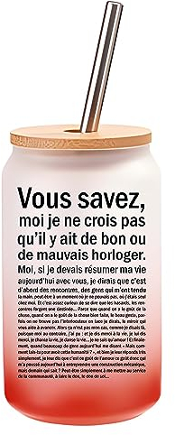Planetee Verre Cocktail horloger situation homme | Idée Cadeau Verre à Eau avec Paille