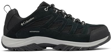 Columbia Crestwood Wp, Zapatillas De Trekking Hombre, Black Columbia Grey, 43 EU