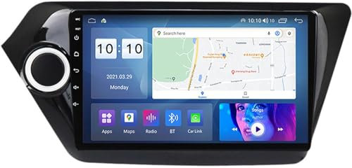 Genérico para K-IA Rio 3 2011-2019 Android 10 Pantalla táctil Radio de Coche 9 '' Pantalla táctil 2 DIN Unidad Principal Reproductor Multimedia FM BT Receptor GPS Navegación satelital con 4G 5G WiFi