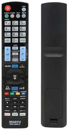 LoLek Mando para Smart TV LG, Compatible con la Mayoría de Televisores LG, Sin Programación, Funcionamiento Automático, Diseño Ergonómico, Fácil de Usar, Repuesto Ideal con Todas las Funciones Básicas