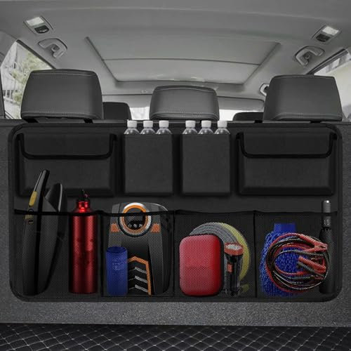 Kofferraum Organizer Auto für Mazda CX-5 CX5 CX 5 2017-2024, Aufbewahrungstasche für Den Kofferraum Auto-Organizer Hänge-Organizer für Den Rücksitz