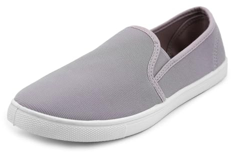JOMIX Scarpe Slip On Donna in Tela Scarpe Leggere Traspiranti da Lavoro Tempo Libero o Casa Facili da Indossare Suola Antiscivolo