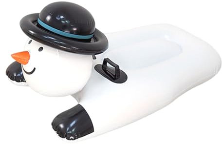 Faltbarer aufblasbarer Schneeschlittenschlitten mit Griffen, dicker PVC-Schneeschlauch für Winter, Outdoor-Sport, Spielzeug, tragbar, Winter, Schneeschlitten-Spielzeug