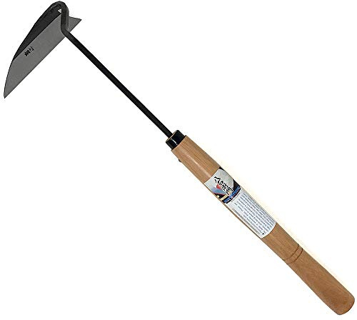 HACHIEMON Japanese Weeding Hand Hoe Gardening Weed Remover Tool Long Type Version - Sturdy and Easy to Use