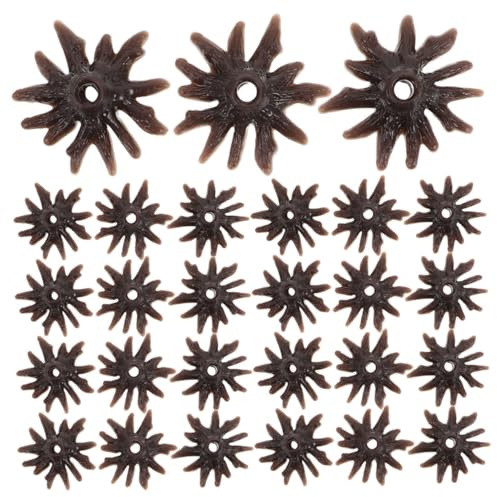 Toyvian 70pcs Miniature Tree Bases for Diorama Model Tree Stands for Architectural Models Train Scenery Cake Decoration Easy Assembly Micro Landscape Feet for Realistic Craft Displays