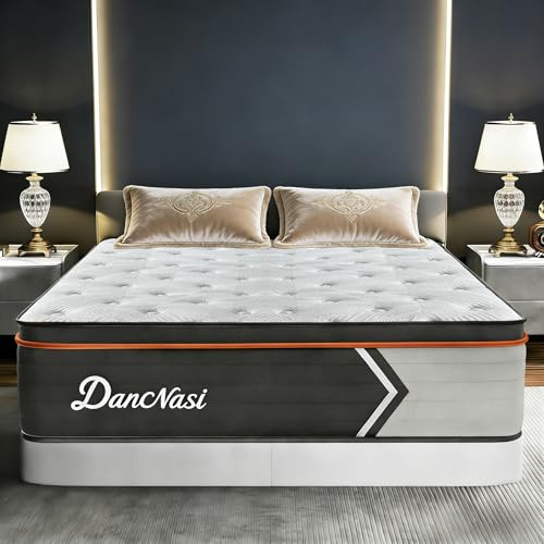 Materasso 140x190, Materasso Matrimoniale a Molle e Schiuma, Media Rigidità Supporto Perfetto, Materassi letto Ortopedico e Ergonomico, Ipoallergenico e Traspirante, Certificato Oeko-Tex, Alto 25 cm