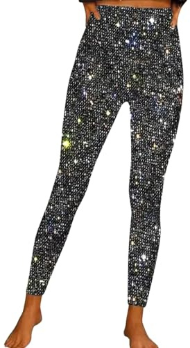 Generiska vandringsleggings för kvinnor, elastiska denimleggings, elastiska jeans, sportbyxor, tjocka, varma, hög midja, slim fit, stretchy, yoga, fitness, kompressionsbyxor, dam, löpning, svart, M