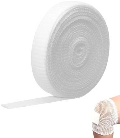 TBCDS 1 Pieza Vendaje tubular elástico, vendaje de red, venda elastica adhesiva, vendaje de manguera de malla transpirable, para la retención del vendaje de heridas