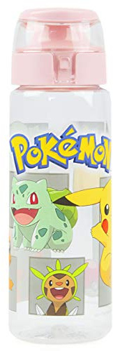 Deportes plástico bebe agua de botella Copa de las niñas Pokemon Carácter