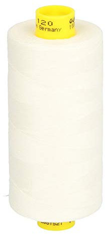 Gütermann Garn Mara 120 Allesnäher Nähgarn Polyester 1000m Nähmaschinengarn UV Beständig Creme