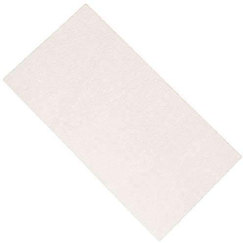 Adsamm® / 1 x Selbstklebende Filzgplatte/Weiß / 100x200 mm/Rechteckig / 1.5 mm dünne Selbstklebende Möbelgleiter aus Filz
