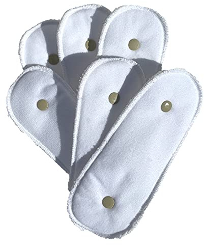 Glenndarcy Waschbare Popper Pads für Hundewindeln und Bauchbänder (Non - Waterproof Base, B - 6 Pack)