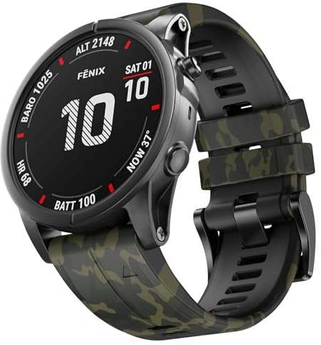 NotoCity Ersatzgurt für Fenix 6X/6X Pro/7X/7X Pro/5X/5 Plus/3 hr Armband, Quickfit 26mm für Descent MK1/MK2/MK2i, Armband 26mm Quickfit für Tactix Delta/7N/Tactix 7 AMOLED, für D2 Delta PX