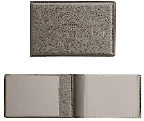 kwmobile 3in1 Kartenetui aus Kunstleder - 10 x 6,5cm - Mini Kreditkarten Wallet - Etui für Karten im Scheckkartenformat - Grau