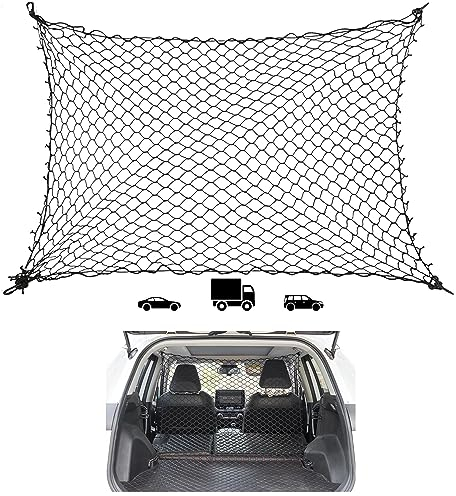LUODA Hundenetz Auto - Hundeschutznetz & Trenngitter Hund - Auto Sicherheitsnetz & Hunde Trennnetz - Hundegitter & Auto Hundeschutzgitter
