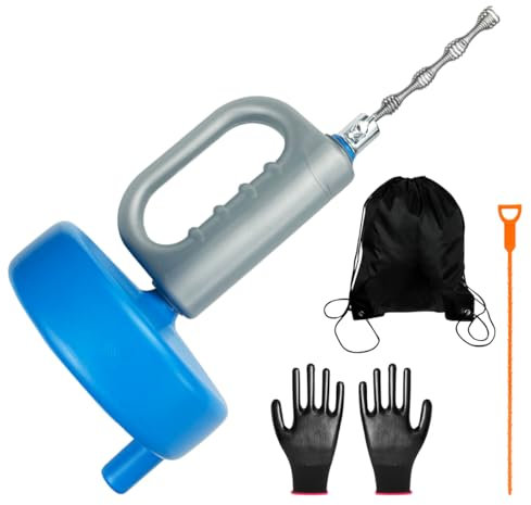 13m Trivella per Tubi di Scarico, Sonda Sturatubi Regolabile, Stura Tubi di Scarico, Sonda Sturatubi per Trapano, per Cucina, Pulizia Tubi, Doccia, Fogna