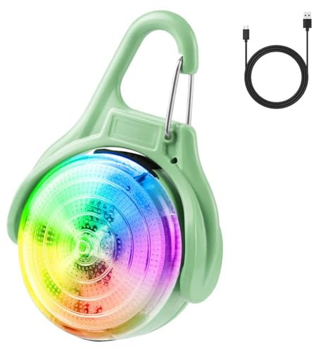 Ainiv LED Blinklicht Schulranzen Sicherheitslicht, 4 Blinkmodis | USB Aufladbar Reflektoren Licht für Schulranzen, Sicherheitslicht Anhänger für Wandern Laufen Joggen Haustier Rucksack