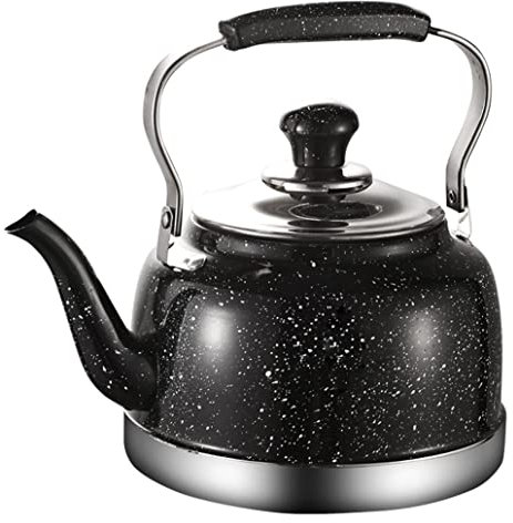 Teekessel, Wasserkocher, Herdplatte, Edelstahl, Pfeifkessel mit Teesieb, verdickter Koch- und Brühteekessel, 2 l, Wasserkocher, Wasserkessel, Reise-Teekanne (2 l) ()