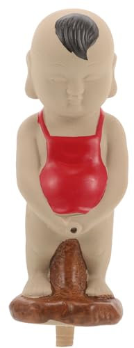 SEWOART Fontana Decorativa in Ceramica a Cascata Pee Boy per Piccoli Balconi e Cortili Design Raffinato e Facile da Installare Aggiunge Calma allo Spazio Esterno