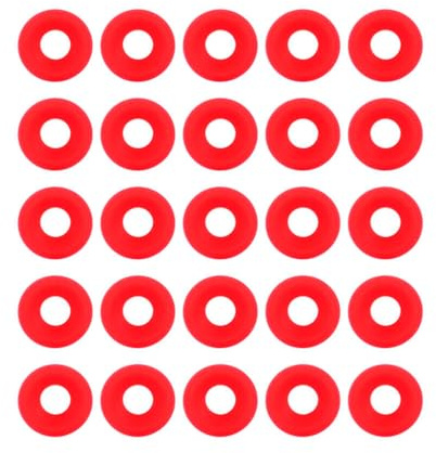 25Pcs Red Silicone Swing Top Bottle Gaskets Home Brew Seal Grolsch Style Washers Replacement Fermentation Accessories