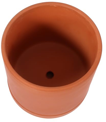 Toyvian Pot De Fleurs Terre Cuite avec Soucoupe Drainage Et Perméabilité à Eau Adapté pour Plantes Et Intérieur