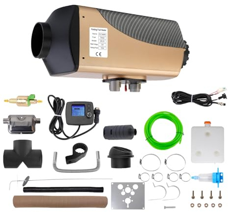 Riscaldatore diesel da 12 V e 7 kW con display LCD, termostato automatico, riscaldatore ad aria diesel con allarme aviazione, allarme surriscaldamento, riscaldatore di parcheggio con modalità alta q