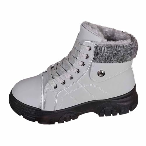 Générique Apres Ski Femme Chaussure Impermeable Après Chaussures Hiver Bottine Bottes Mollets Larges Beige Neige Bottines Orthopédiques Botte De Noir Hugg Pluie Fantaisie Pour