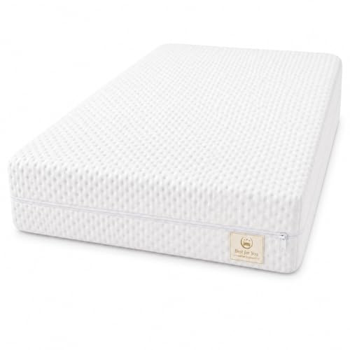 Best For You Funda para colchón 10 cm Easy Active Cool para personas alérgicas. 3 lados con cremallera, funda para colchones de 60 x 120 x 10 hasta 200 x 200 x 10 cm, algodón, Weiß, 140 x 200