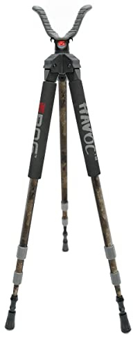 BOG Havoc Serie Tiro Palo Trípodes, Bípodes Y Monopod con Ligero Aluminio Diseño, Twist Cierres Y USR para Caza, Tiro Y Aire Libre - Camuflaje, One Size