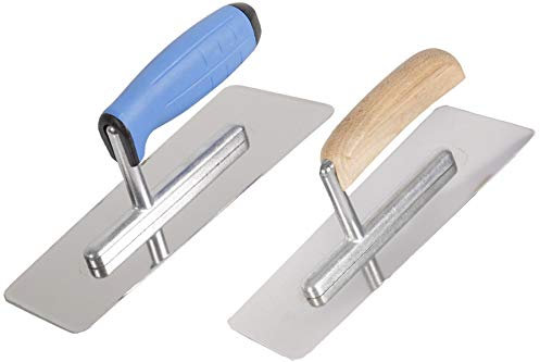 Venetian 9.5 Plastering Trowel Stainless 240mm, Soft-Grip Handle, Professional, DIY