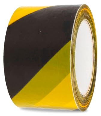 Amig - Nastro di Segnalazione - Pack da 4 Rotoli - Non Adesivo - Polietilene LDPE - 70 mm x 4 x 200 m - Rosso e Bianco