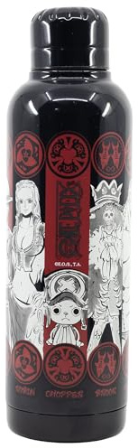 Stor One Piece Edelstahl-Trinkflasche Character