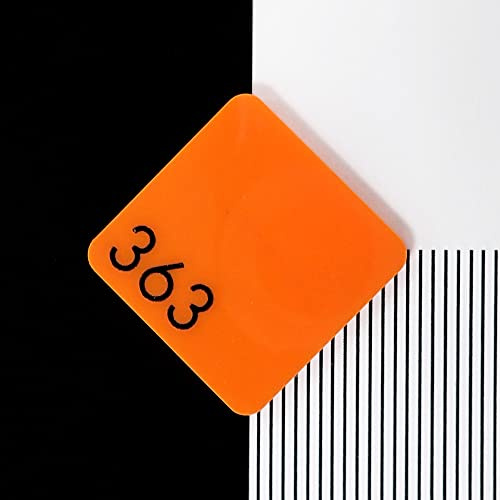 Perspex 363 Orange Cast Acrylic Sheet - 297x210x3mm, A4