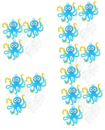 BESPORTBLE 15stücke Schwimmende Meeresbewohner Dekoration Für Aquarien Lebensnahe Bunte Octopus-statuen Für Fischbecken Aquarium-Dekoration Für Aquaristische Landschaftsgestaltung