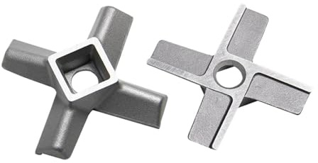 DEYIN 2 stücke Fleischwolf Messer Edelstahl Fleischwolf Klinge #5 for HR2526 HR 2708 2714 2721 2728 Küchengerät Ersatzteile