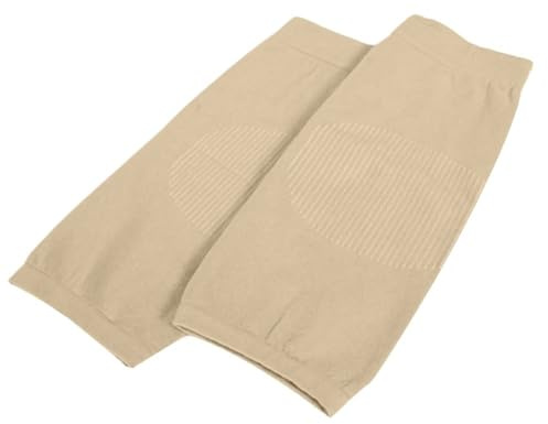 UYFRD 1 paio di ginocchiere sportive unisex, protezione per il ginocchio estiva traspirante yoga ginocchiera di supporto (colore carne)