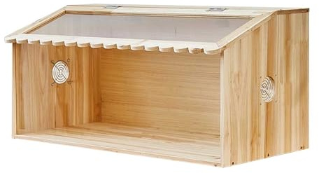 RTTZBOZ HamsterbRTTZBOZ Urträ och Livsmiljöer, Marsvinsburar, Råttbur, Smådjursbur, Små Husdjurshus för Dvärghamstrar, Möss, Gerbiler(80 * 40 * 40cm/31 * 16 * 16in)