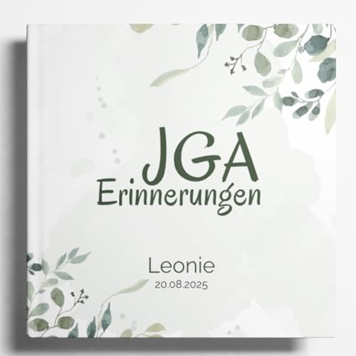 YMEMOS JGA Gästebuch zum ausfüllen personalisiert | Erinnerungsalbum Braut für Männer & Frauen JGA Fotobuch Junggesellinnenabschied Ideen
