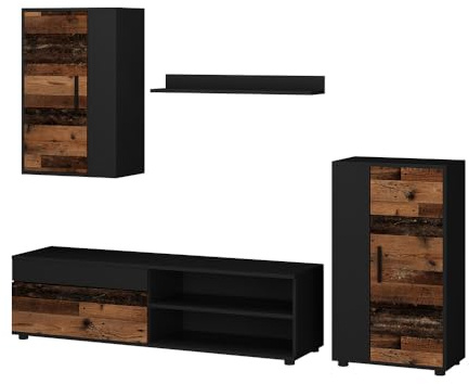 Vicco Mueble de Pared Berno, Roble rústico