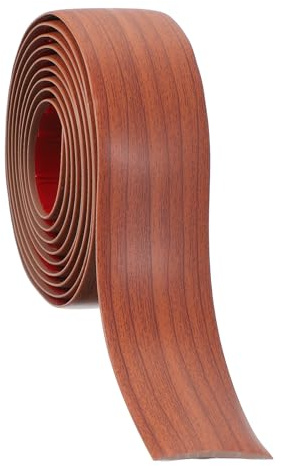 PATIKIL Bande De Transition De Sol Autoadhésive 40 mm x 2 Mètres, Diviseur Plat Pour Sol Vinylique Laminé Pour Joints De Sol Portes Revêtement De Sol Carrelage Noyer