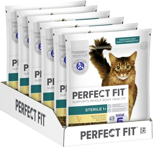 PERFECT FIT™ Katze Trocken Sterile Huhn 6x750g